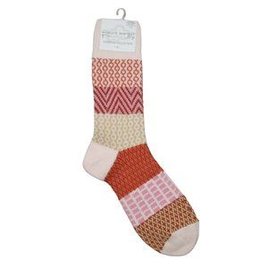 Worlds Softest Socks Weekend Gallery Textured Crew Womens Size 6-11 Brandy NWT
